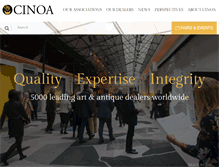 Tablet Screenshot of cinoa.org